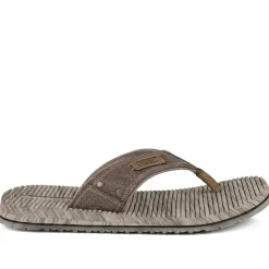 Skechers Quill Seaside Toe Post Sandals - Brown