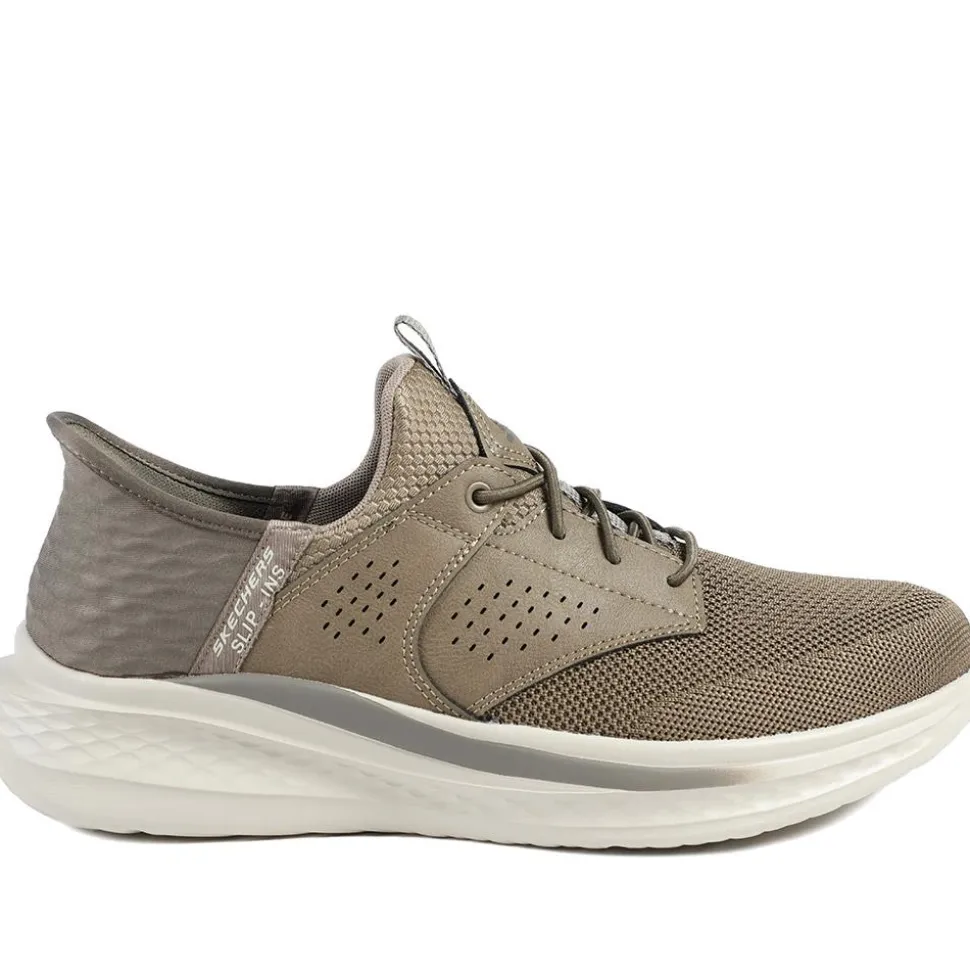 Skechers Relaxed Fit®: Slade Caster Trainers - Khaki