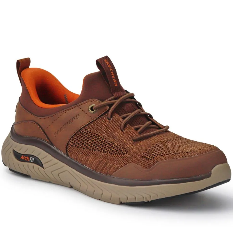 Skechers Slip-ins: Arch Crosser - Emeric Trainers - Brown