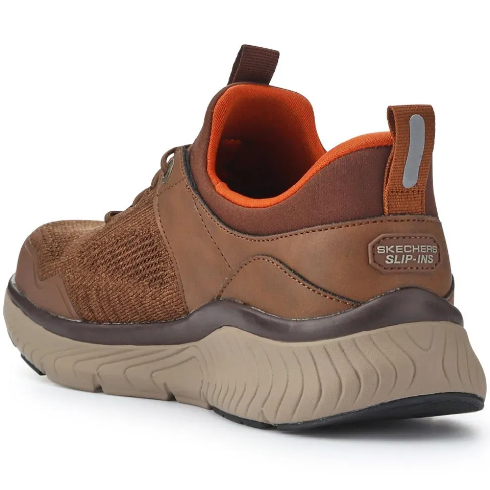 Skechers Slip-ins: Arch Crosser - Emeric Trainers - Brown
