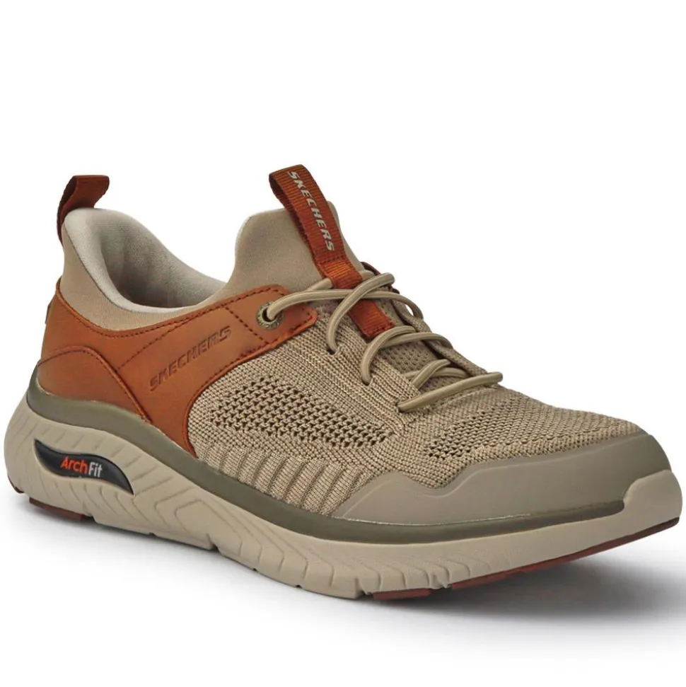 Skechers Slip-ins: Arch Crosser - Emeric Trainers - Taupe