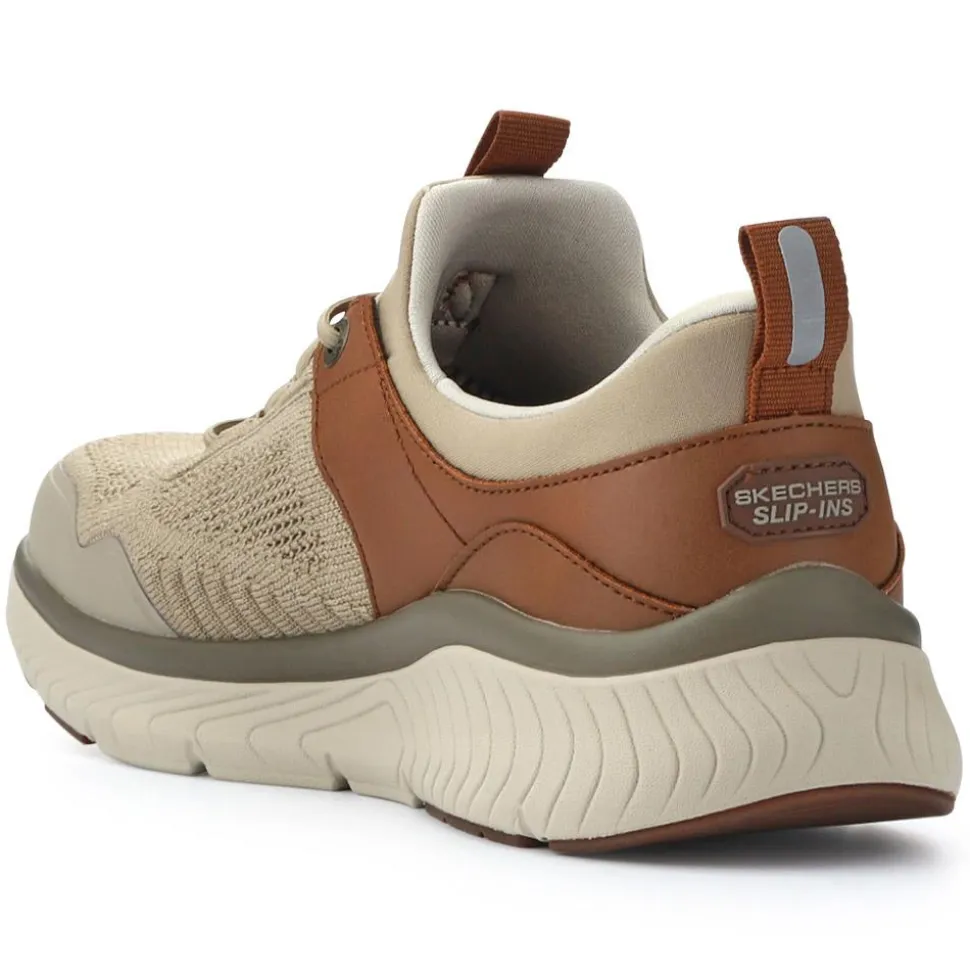 Skechers Slip-ins: Arch Crosser - Emeric Trainers - Taupe