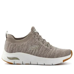 Skechers Slip-ins: Arch Fit - Waveport Trainers - Taupe