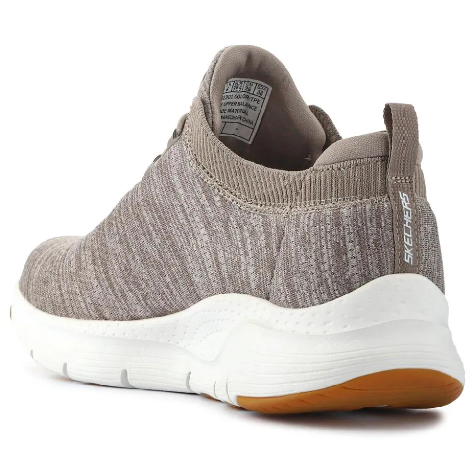 Skechers Slip-ins: Arch Fit - Waveport Trainers - Taupe