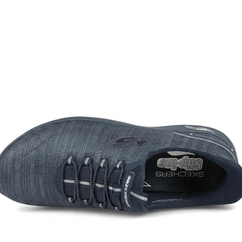 Skechers Slip-ins: Arch Fit Wide Fit Trainers - Navy