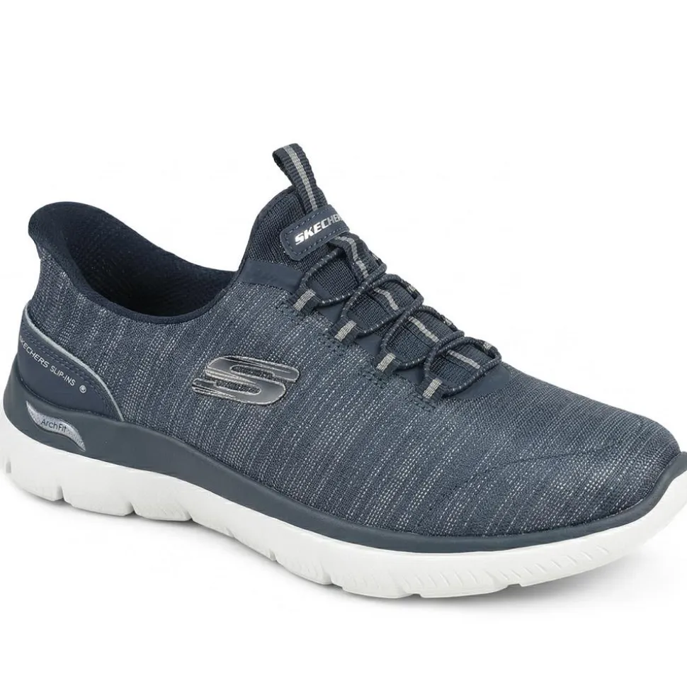 Skechers Slip-ins: Arch Fit Wide Fit Trainers - Navy
