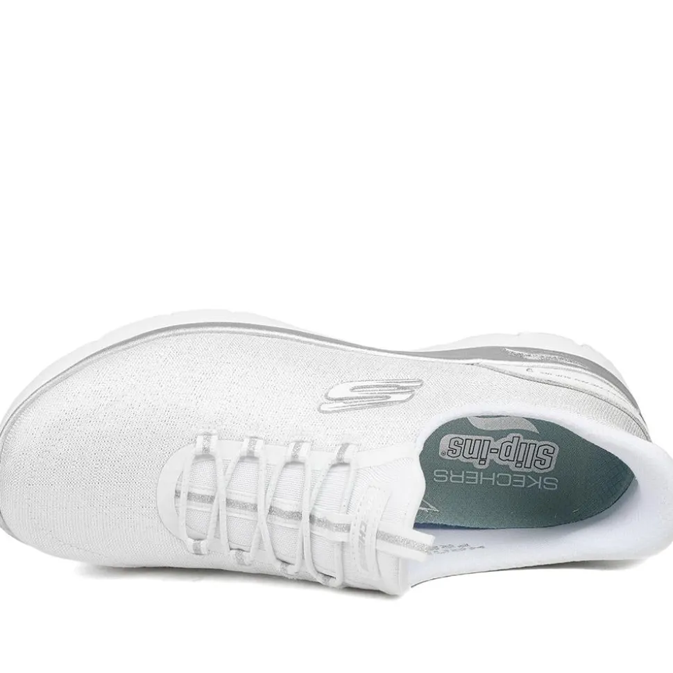 Skechers Slip-ins: Arch Fit Wide Fit Trainers - White