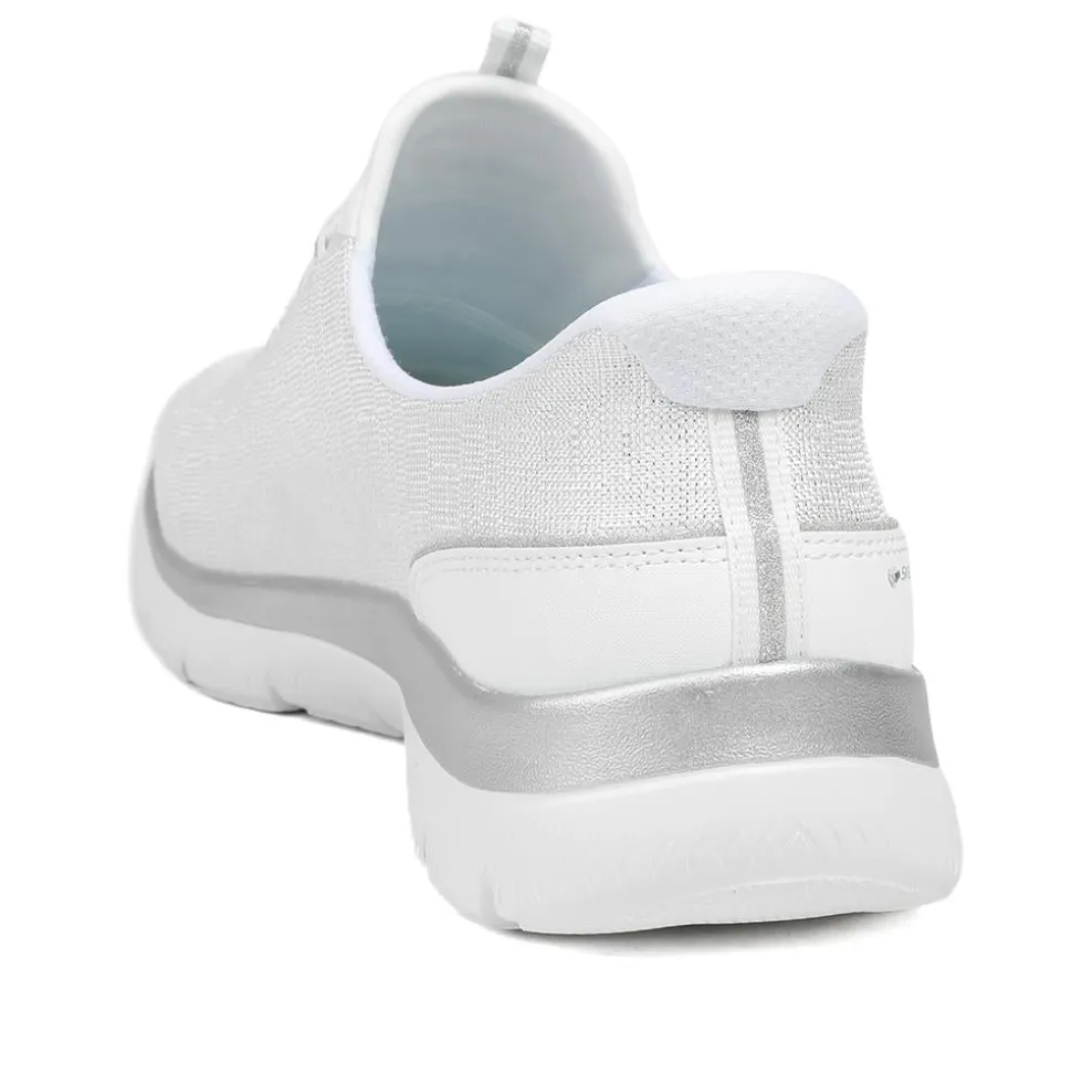 Skechers Slip-ins: Arch Fit Wide Fit Trainers - White