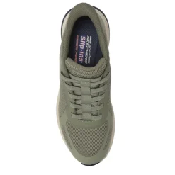 Skechers Slip-ins: BOBS Squad Chaos 4 Trainers - Olive
