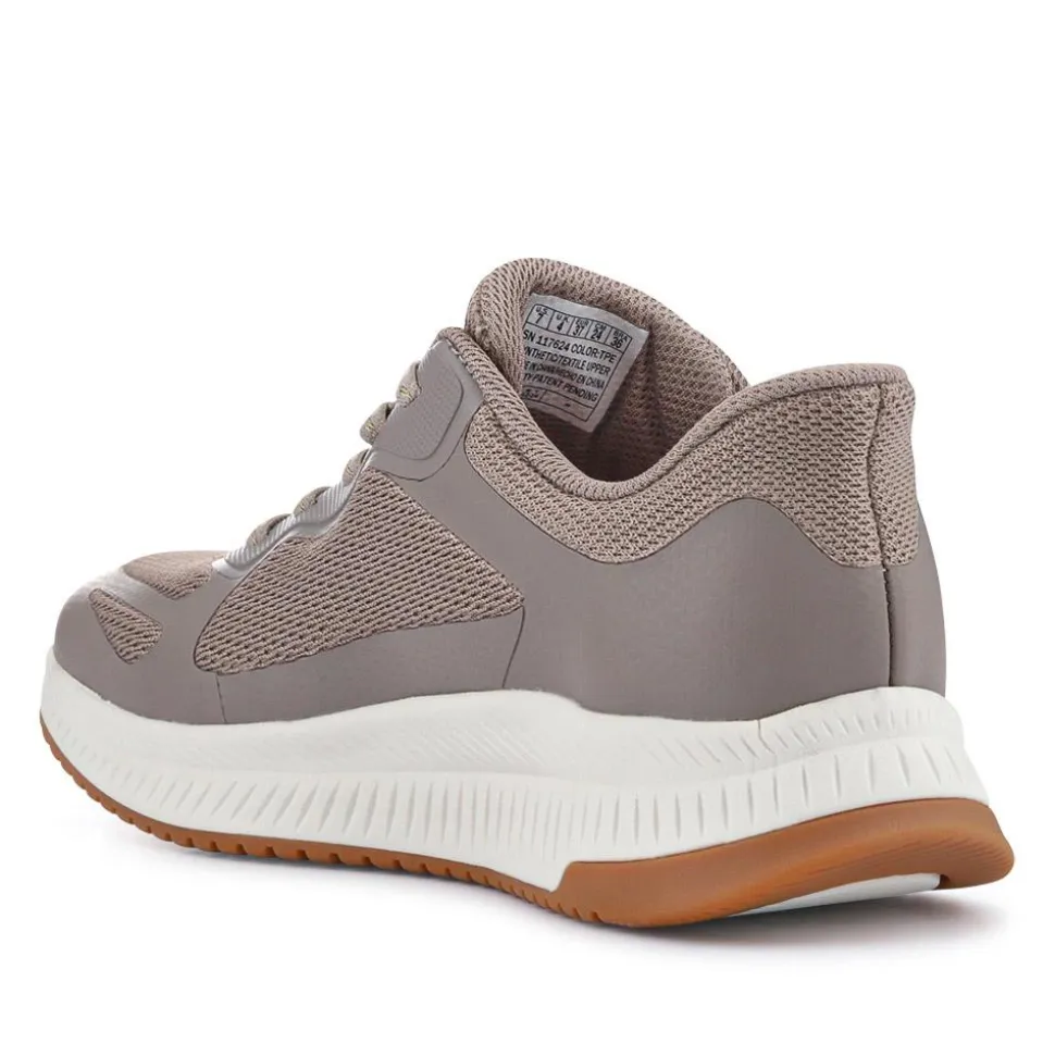 Skechers Slip-ins: BOBS Squad 4 Trainers - Taupe