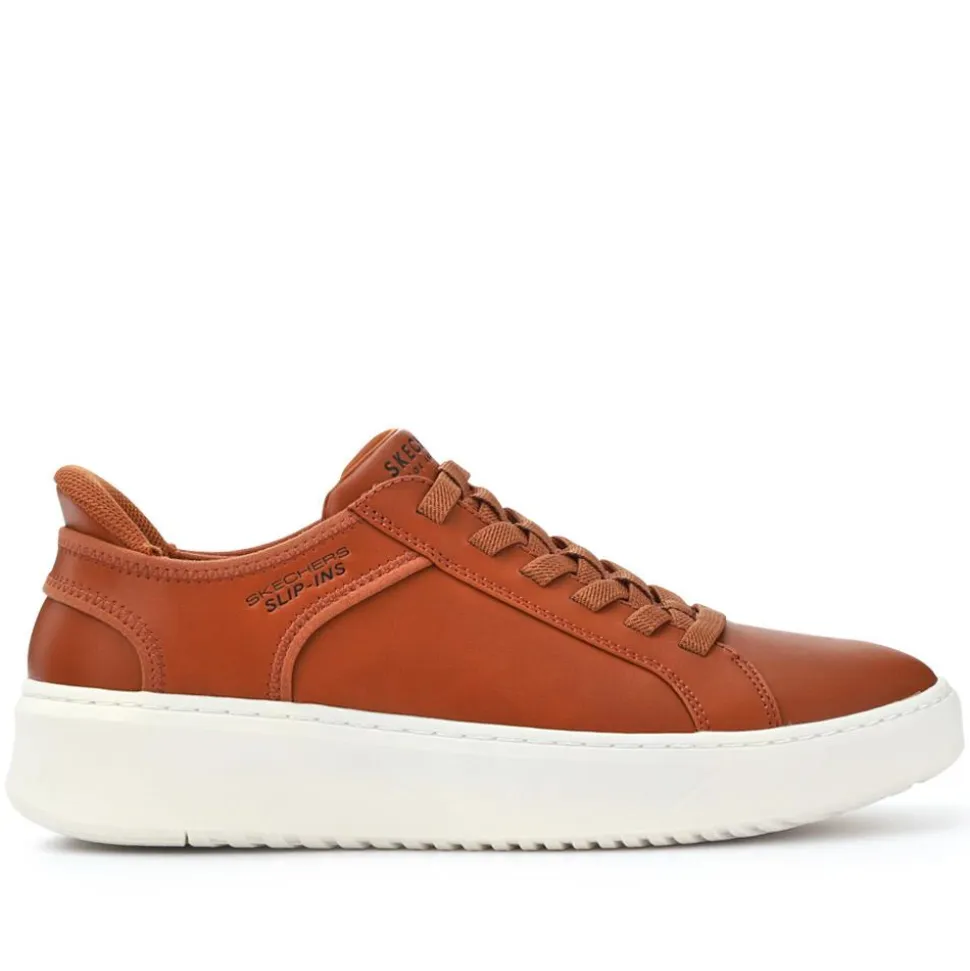 Skechers Slip-ins: Court Break - Double Vented - Cognac