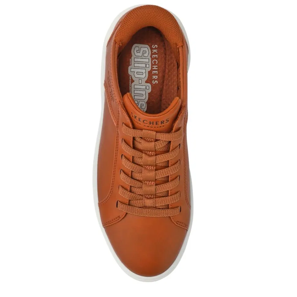Skechers Slip-ins: Court Break - Double Vented - Cognac