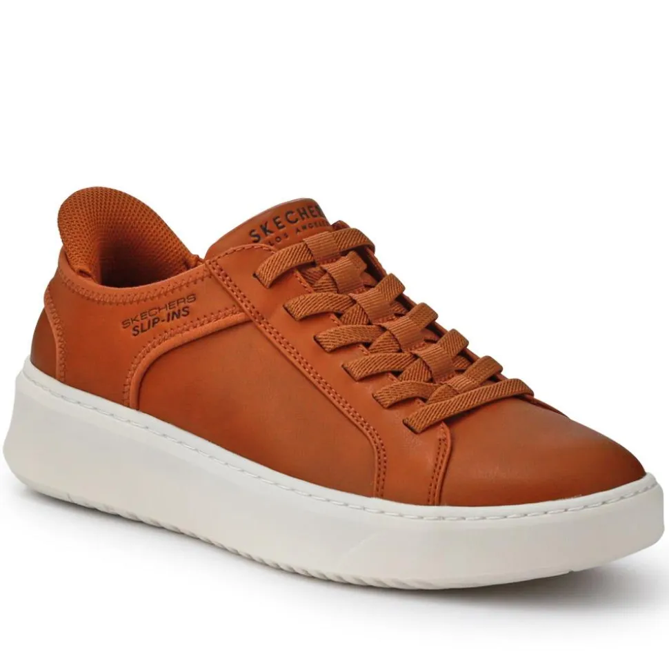 Skechers Slip-ins: Court Break - Double Vented - Cognac