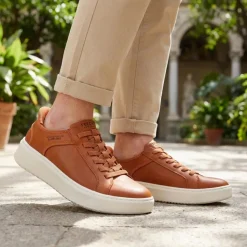 Skechers Slip-ins: Court Break - Double Vented - Cognac