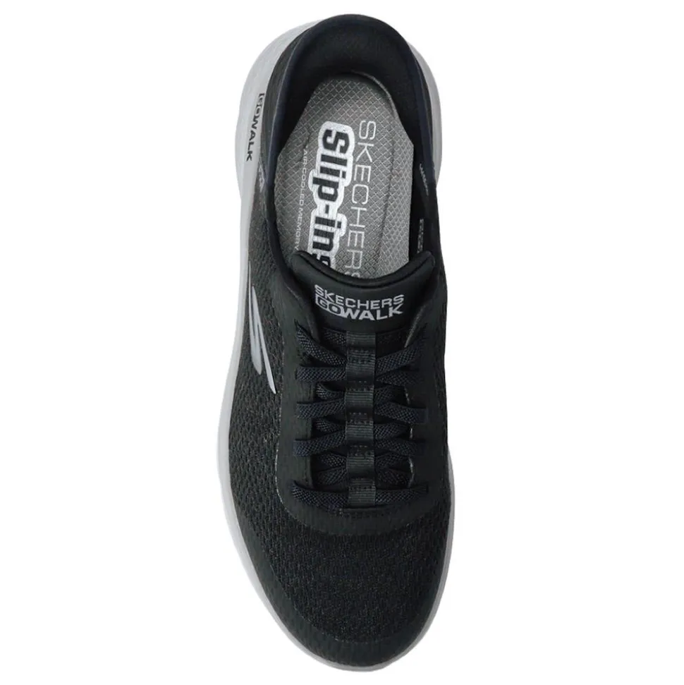 Skechers Slip Ins GO WALK FLEX - Black-Grey