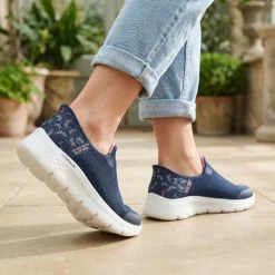 Skechers Slip-ins: Go Walk Flex Trainers - Navy