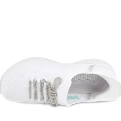 Skechers Slip-ins: Lace Up Trainers - White