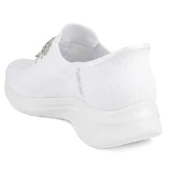 Skechers Slip-ins: Lace Up Trainers - White