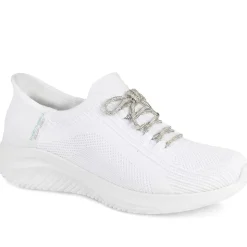 Skechers Slip-ins: Lace Up Trainers - White
