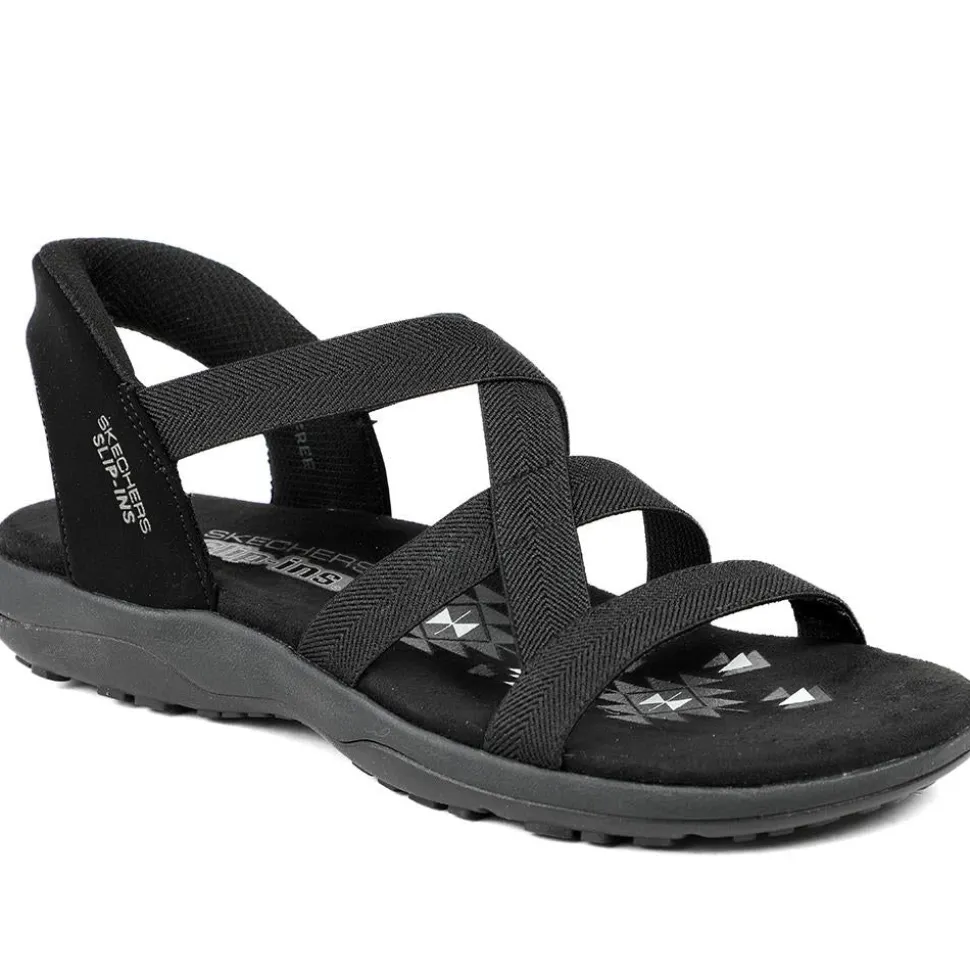 Skechers Slip-ins: Reggae Slim Sandals - Black