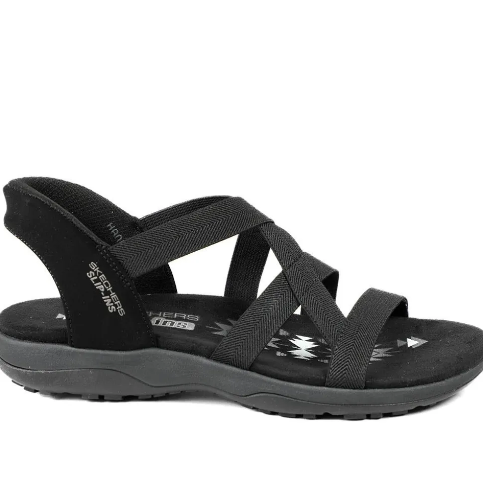 Skechers Slip-ins: Reggae Slim Sandals - Black