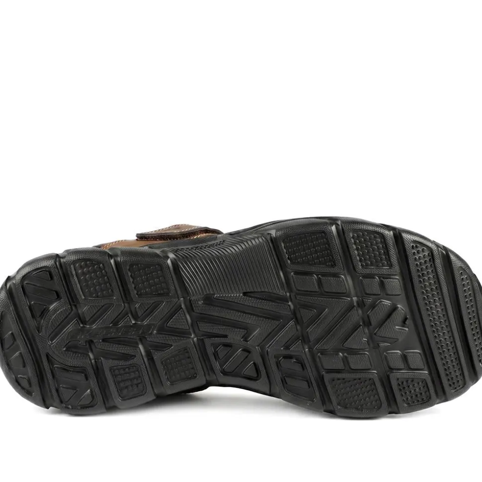 Skechers Slip-ins: Revolted SS - Norvel Sandals - Dark Brown