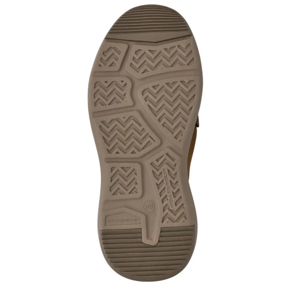 Skechers Slip-ins: Slade - Cooper Leather Shoes - Red-Brown