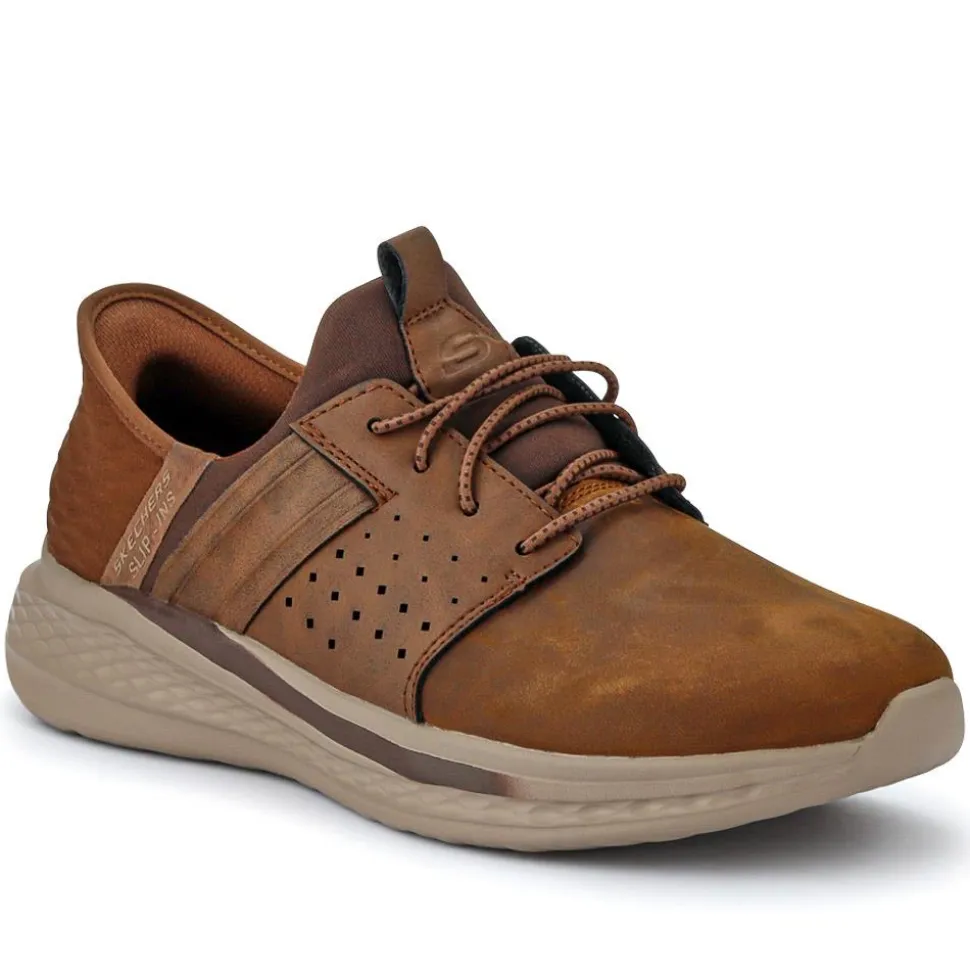 Skechers Slip-ins: Slade - Zachary Shoes - Dark Brown
