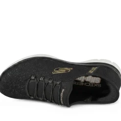 Skechers Slip-ins: Summits-Lunar Glow Trainers - Black