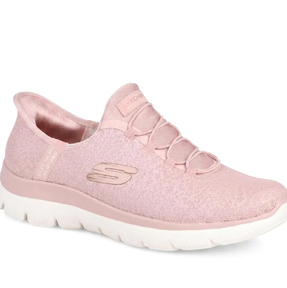 Skechers Slip-ins: Summits-Lunar Glow Trainers - Mauve