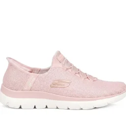Skechers Slip-ins: Summits-Lunar Glow Trainers - Mauve