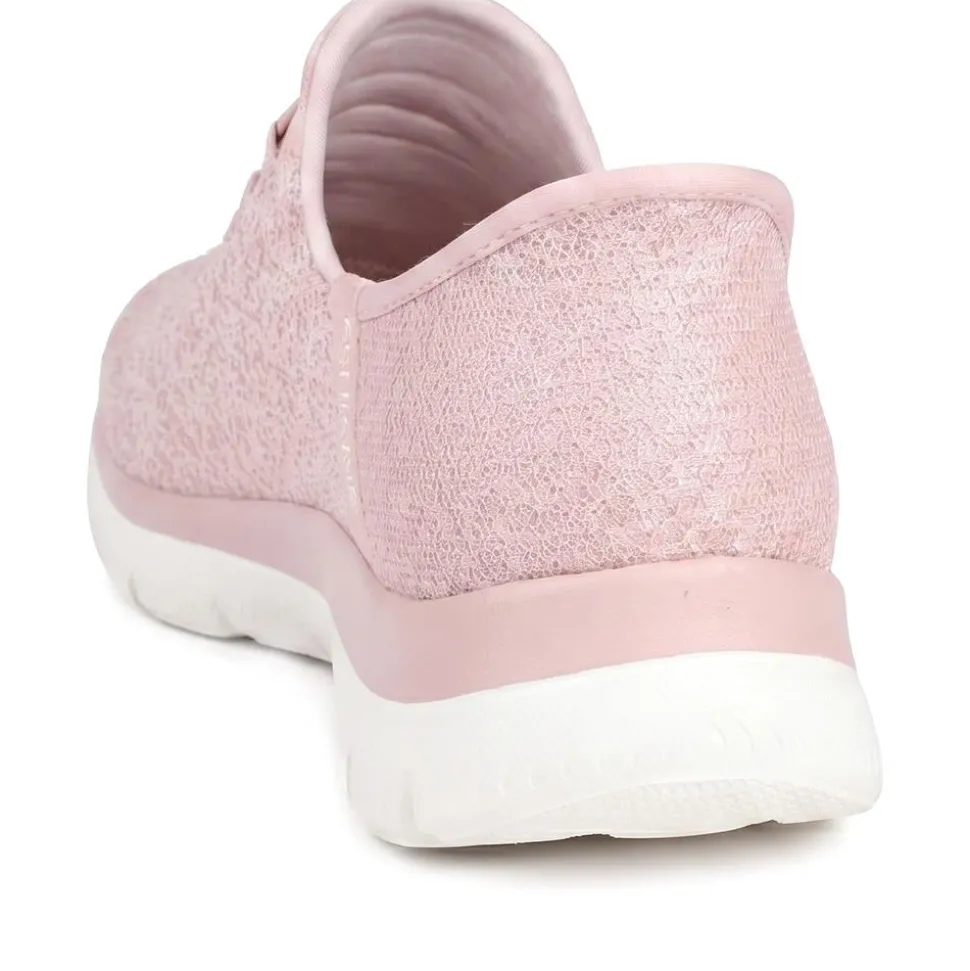 Skechers Slip-ins: Summits-Lunar Glow Trainers - Mauve