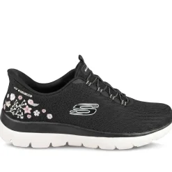 Skechers Slip-ins: Summits-Spring Blossom Trainers - Black