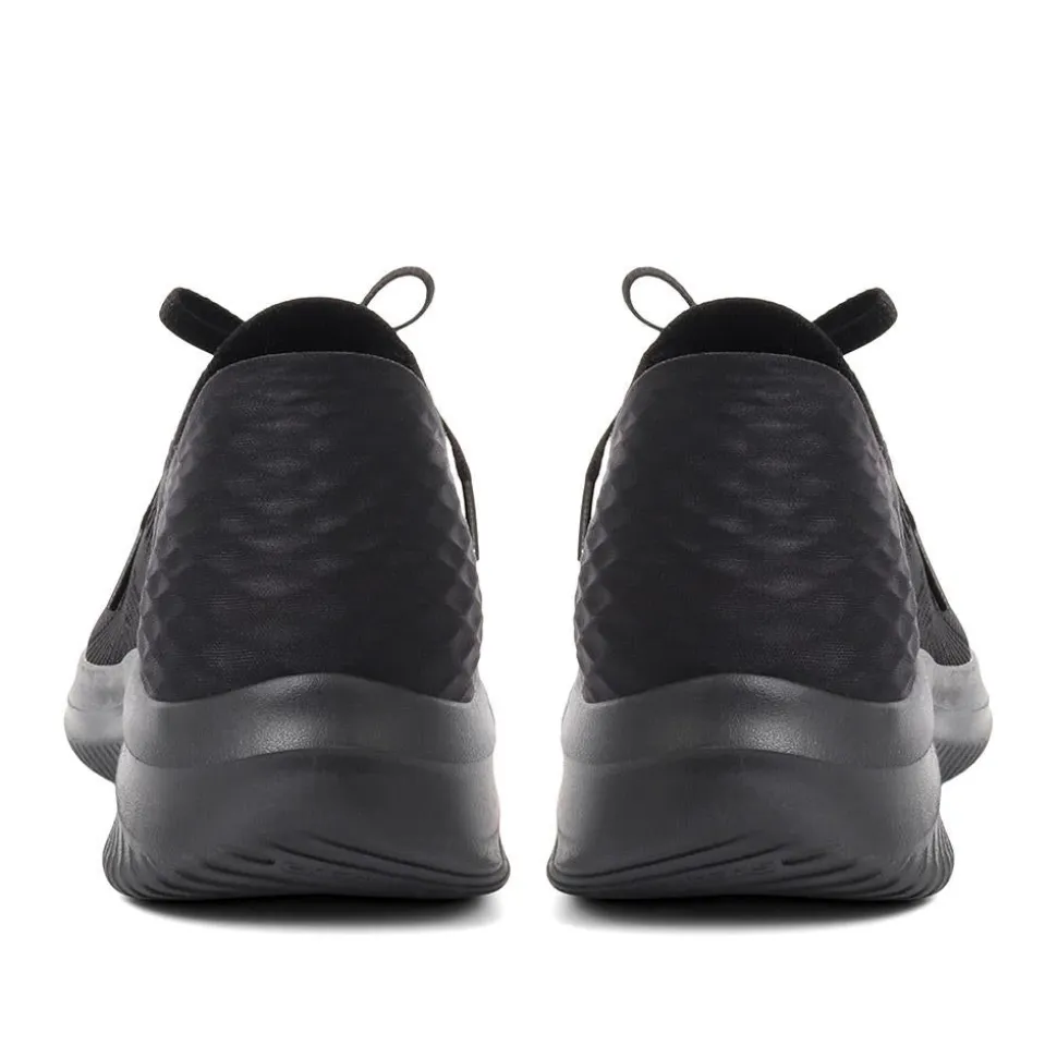 Skechers Slip-ins: Ultra Flex Brilliant Trainers - Black-Black