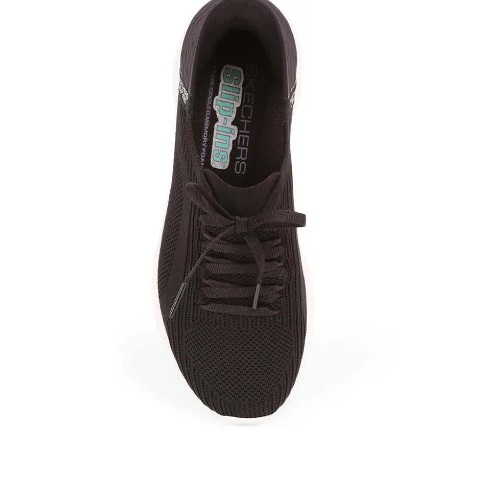 Skechers Slip-ins: Ultra Flex Brilliant Trainers - Black-Black