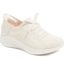 Skechers Slip-ins: Ultra Flex Brilliant Trainers - Natural