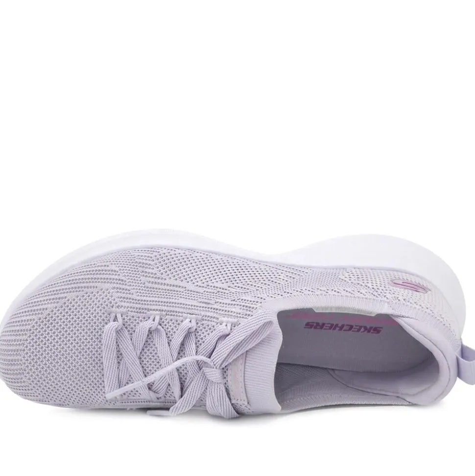Skechers Sporty Breathable Slip On Trainers - Lavender