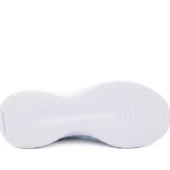 Skechers Sporty Breathable Slip On Trainers - Light Blue