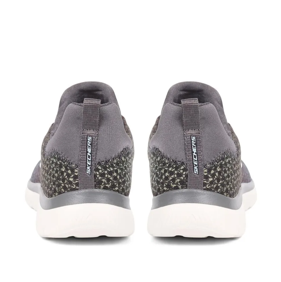 Skechers Summit - Glowing Iris Trainers - Charcoal