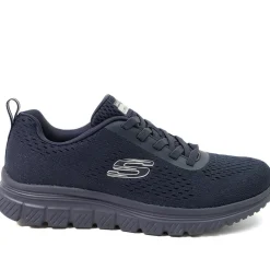 Skechers Summits Bungee Lace Trainers - Navy