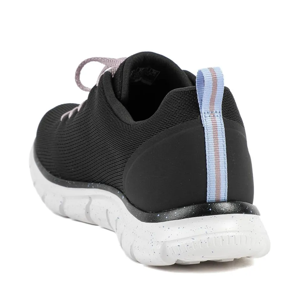 Skechers Track Lace Up Waterproof Trainers - Black
