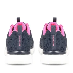 Skechers Wide Fit Graceful Get Connected Trainers - Navy Multi