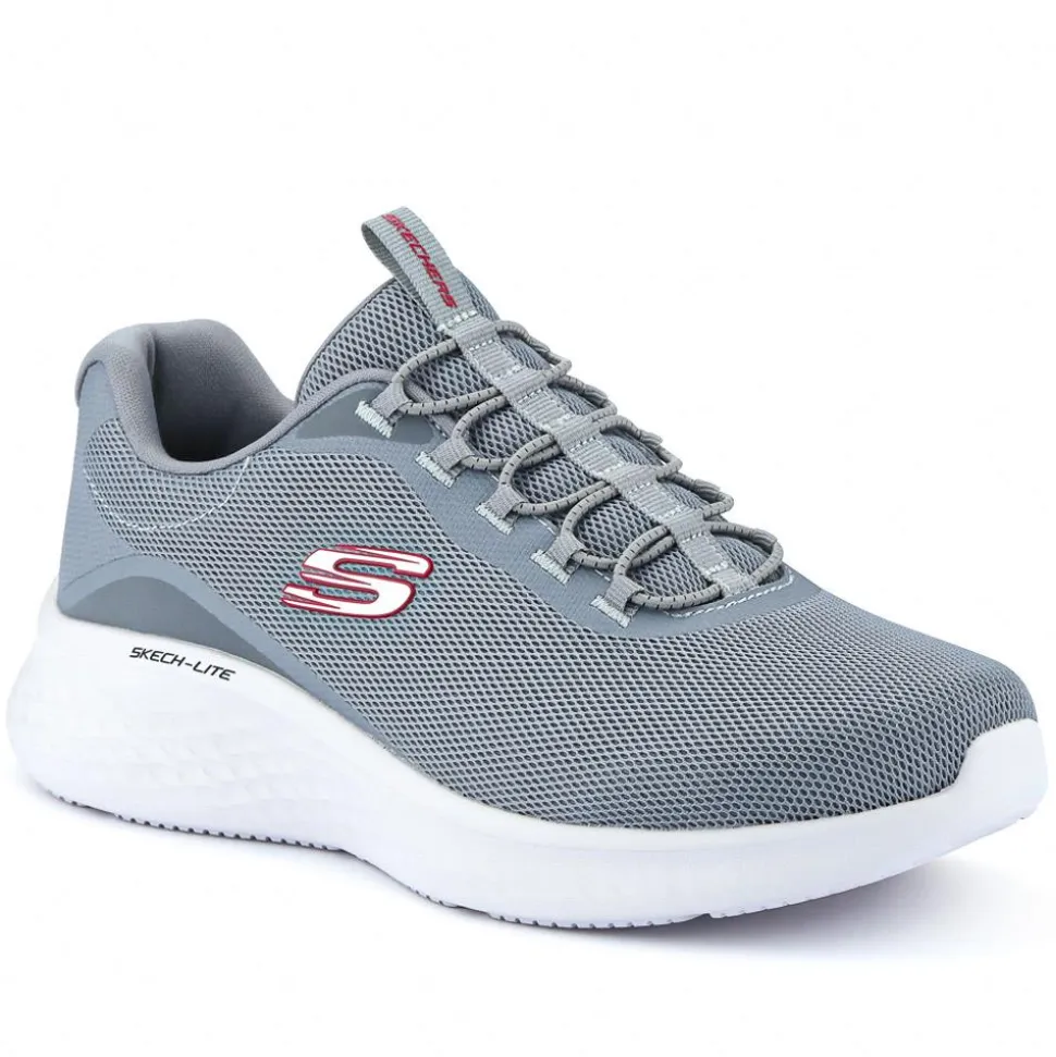 Skechers – Wide Fit SKECH-LITE PRO Trainers. - Grey
