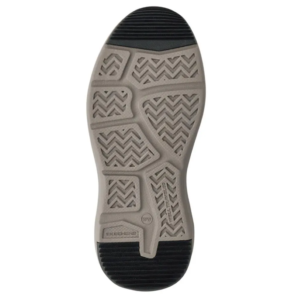 Skechers Wide Fit Slip-ins Relaxed Fit Trainers - Chocolate