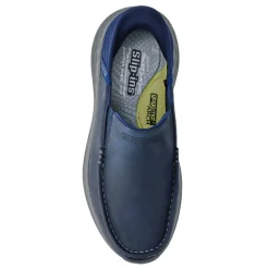 Skechers Wide Fit Slip-ins Relaxed Fit Trainers - Navy