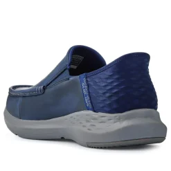 Skechers Wide Fit Slip-ins Relaxed Fit Trainers - Navy