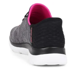 Skechers Wide Fit Slip-ins: Summits Trainers - Black