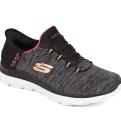 Skechers Wide Fit Slip-ins: Summits Trainers - Black