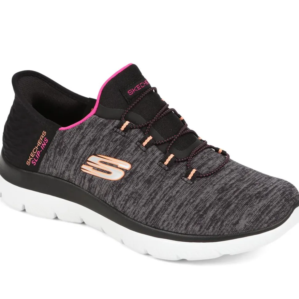 Skechers Wide Fit Slip-ins: Summits Trainers - Black