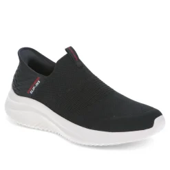 Skechers Wide Fit Slip-ins: Ultra Flex Trainers - Black-White